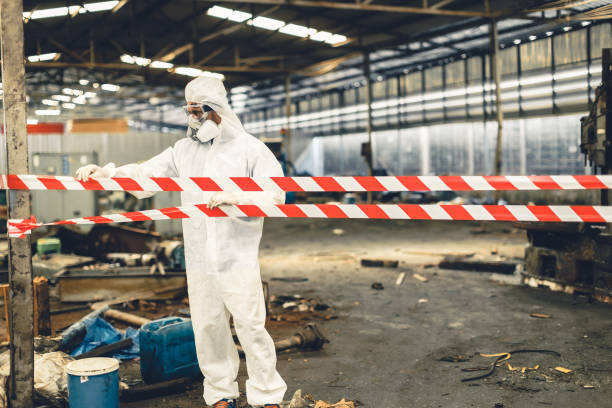 Professional Crime Scene Cleanup technician working in Glen Rock, NJ